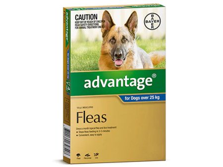 Advantage Flea  -  Dogs over 25kg  -  4 pack For Discount