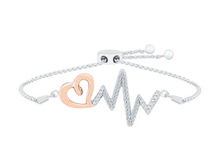 .10ctw Diamond EKG Bolo Bracelet Online