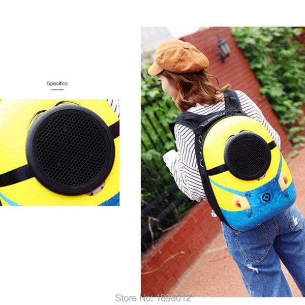 Portable Minions Pet Carrier  Dog cat Backpack Sale