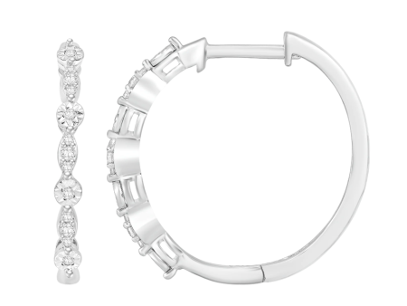 1 6ctw Diamond Hoop Earrings Supply