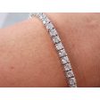 5ctw Lab Grown Diamond Tennis Bracelet Hot on Sale