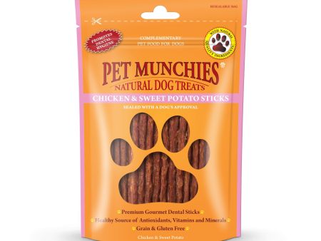 Pet Munchies Sweet Potato Sticks Dog Treats 90g For Discount