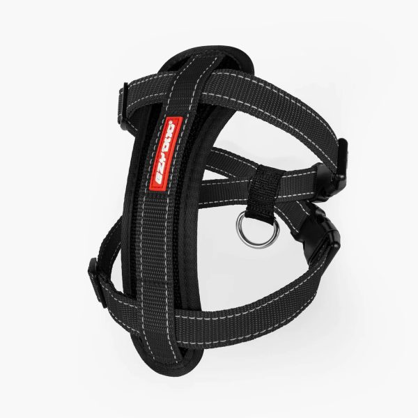 EzyDog Chest Plate Harness - Black Supply