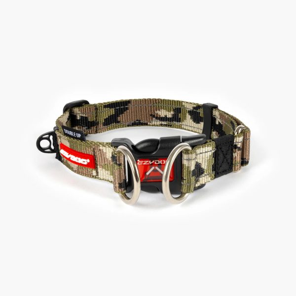 EzyDog Double Up Collar - Green Camo Online now