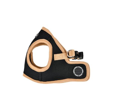 Puppia Soft Vest Harness - Black   Tan For Sale