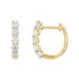 1ctw Lab Grown Diamond Hoop Earrings Supply