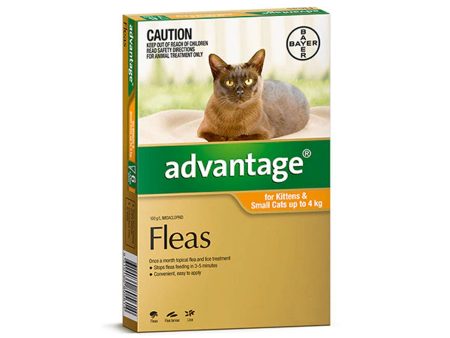 Advantage Flea  -  Cats up to 4kg  -  4 pack Online now