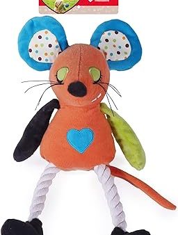 Rosewood Plush Dog Toy with Built-In Tau Mouse Millie For Discount