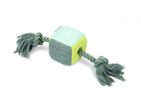 Beeztees Puppy Plush Cube & Rope Toy Online Sale