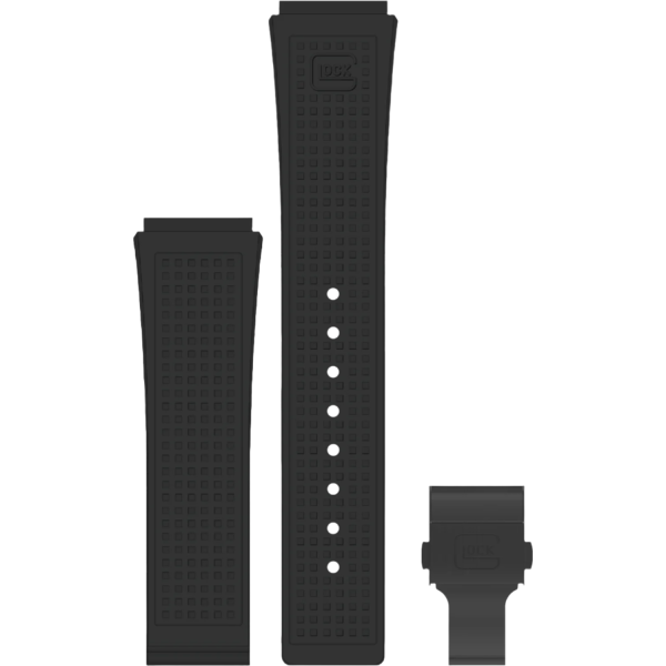 Glock Black 22MM Watch Band For Cheap