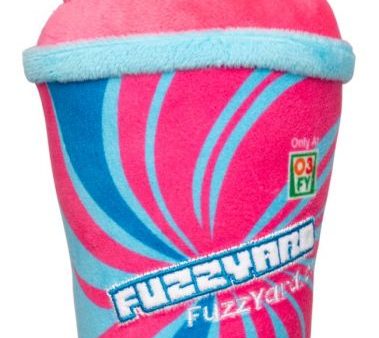 Plush Dog Toy Slushie - Pink Blue Online now