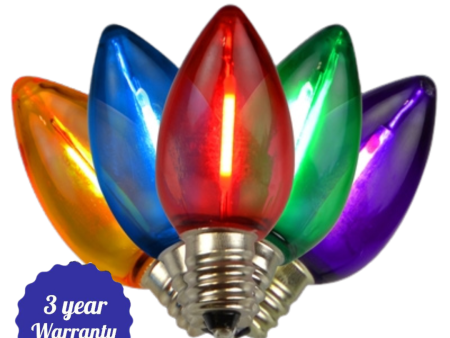 Bulbs - C7 HBL Transparent Smooth Filament LED Bulbs Online now