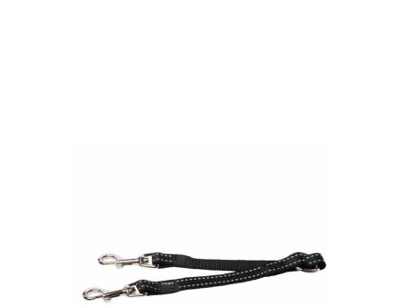 Rogz Utility Double Split Lead - Black Supply