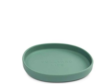 Fuzzyard Life Silicone Cat Dish - Myrtle Green Hot on Sale