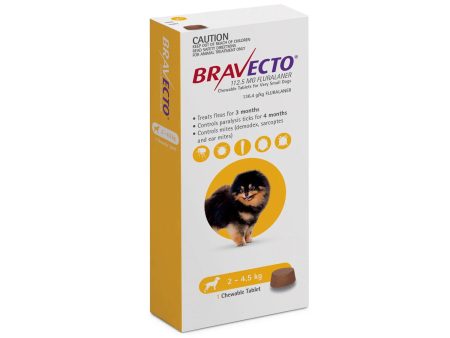 Bravecto Tick & Flea - Dogs 2 to 4.5kg Discount