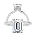 1.65ctw Certified Lab Grown Diamond Ribbon Halo Engagement Ring For Cheap