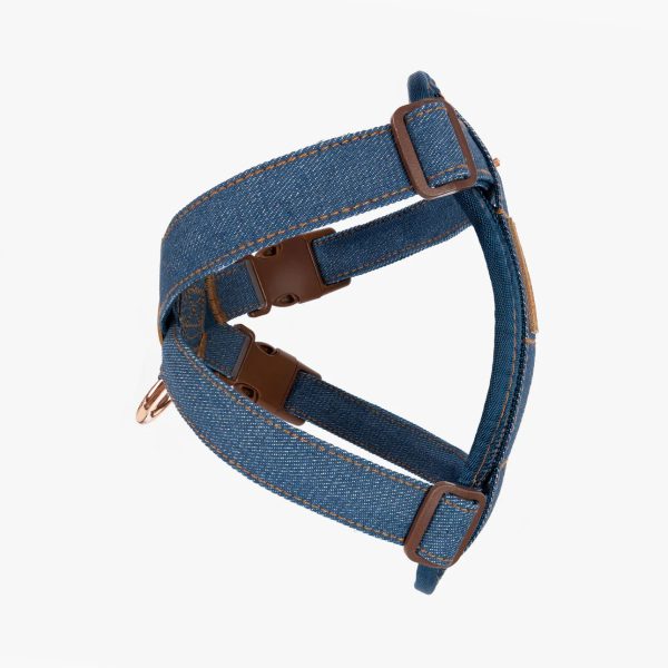 EzyDog Chest Plate Harness - Denim Online Sale