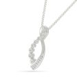 .10ctw Diamond Ribbon Pendant Online Hot Sale