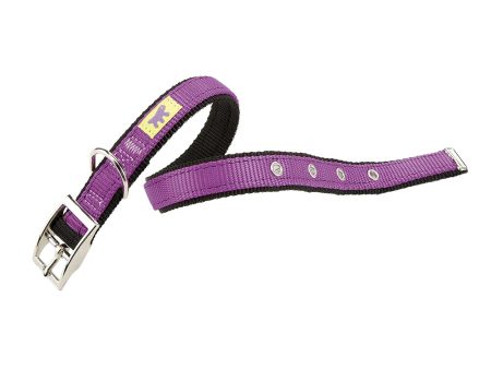 FERPLAST DUAL CF COLOURS Nylon dog collar For Cheap