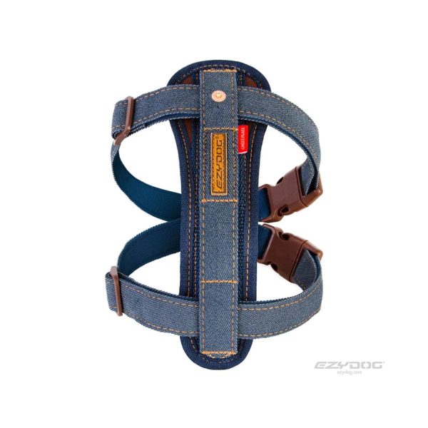 EzyDog Chest Plate Harness - Denim Online Sale