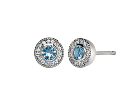 Birth Gems Blue Topaz Earrings Sale