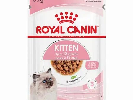 Royal Canin Feline Kitten in Gravy Wet Cat Food - 85gr Fashion