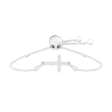 .05ctw Diamond Cross Bolo Bracelet Online Hot Sale