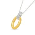 .06ctw Diamond Open Oval Pendant Online