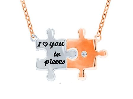 .01ct Diamond Puzzle Necklace Discount