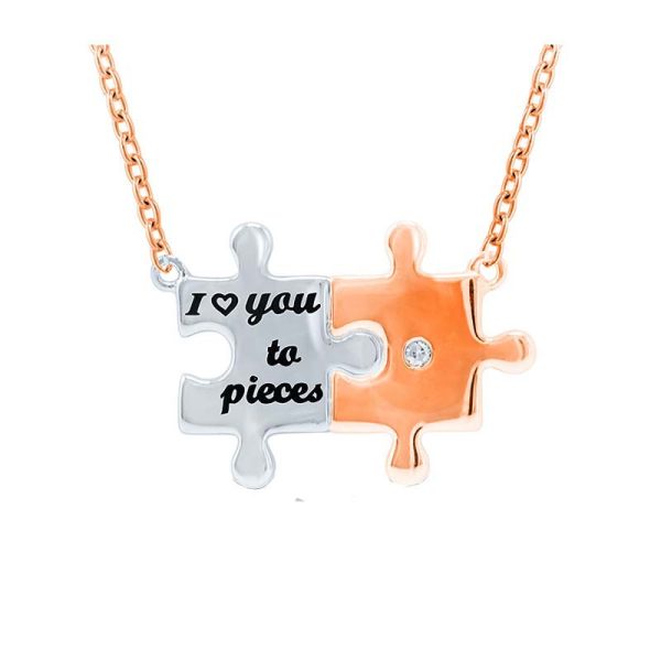 .01ct Diamond Puzzle Necklace Discount