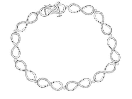 .05ctw Diamond Infinity Bracelet Supply