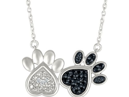 .10ctw Diamond Paw Necklace Discount