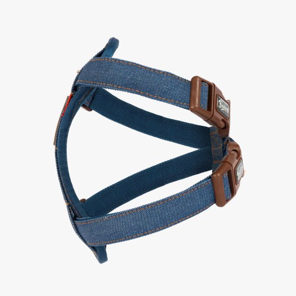 EzyDog Chest Plate Harness - Denim Online Sale