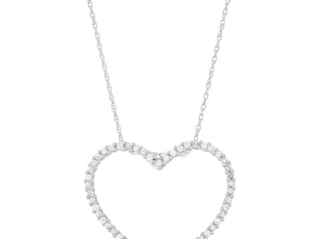 1 2ctw Diamond Heart Necklace Online Hot Sale