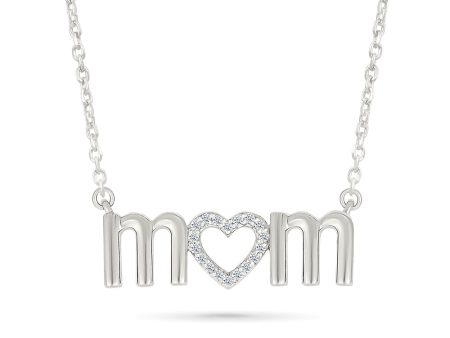 .05ctw Diamond  mom  Necklace on Sale