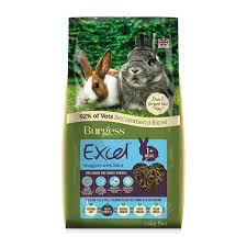 Burgess Excel Junior + Dwarf Rabbit Nuggets with mint Online Hot Sale