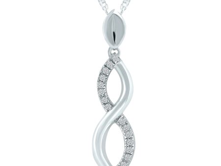 .05ctw Infinity Diamond Pendant Online Sale