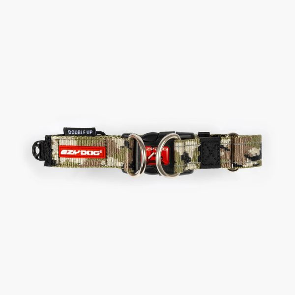 EzyDog Double Up Collar - Green Camo Online now