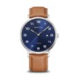 Bering Men s Titanium Blue Dial Watch Online Sale