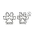 Ashi .25ctw Diamond Paw Stud Earrings Hot on Sale